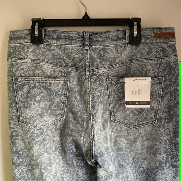 Anthropologie Pilcro and the Letterpress High Rise Trouser Boot Cut Jeans sz 32 - Picture 9 of 12